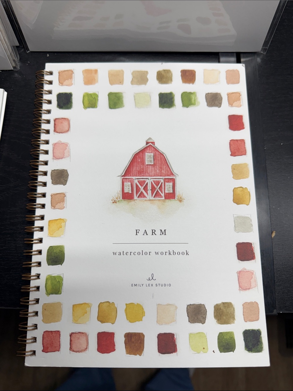 Farm Watercolor Workbook -